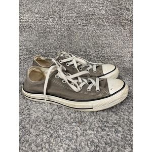 Converse Chuck Taylor All-Star Womens Size 9 Gray Low Top Shoes Sneakers Skate